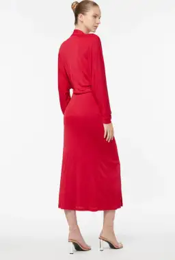 Manning Cartell Silk Jersey Midi Dress Size 10 for rent on The Volte - image 4