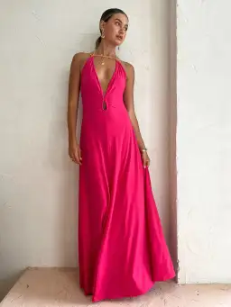 Hansen and Gretel Charlee Gown Pink Size S / AU 8 for rent on The Volte - image 3