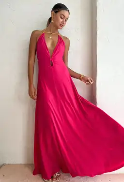 Hansen and Gretel Charlee Gown Pink Size S / AU 8 for rent on The Volte - image 1