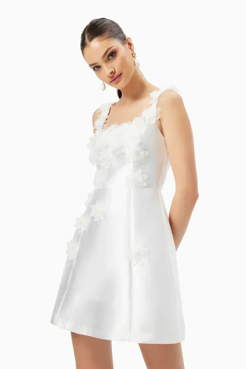 Elliatt Elder Dress White Size 6 for rent on The Volte - main image