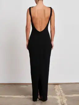 Effie Kats Verona Gown Black Size XL / AU 14 for rent on The Volte - image 2