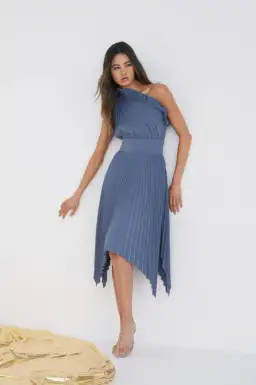 Mossman The Lady Like Dress Blue Size 8 for rent on The Volte - image 2