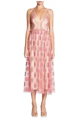 Manning Cartel Crown Jewels Dress Pink Size 6 for rent on The Volte - image 1