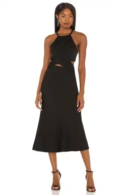 Misha Muriel Dress Black Size XXS/ AU 4