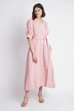 Aje Ennoble Dress Pink Size L/Au 14 for rent on The Volte - image 1