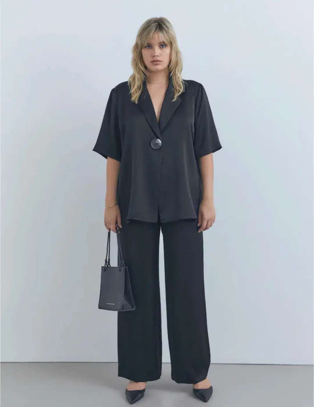 Viktoria & Woods Chorus Shirt and Pilot Pant Set Black Size 8 for rent on The Volte - main image