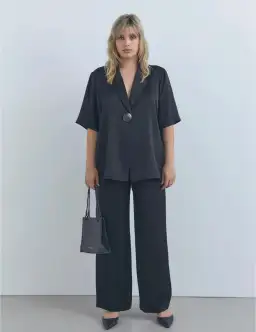 Viktoria & Woods Chorus Shirt and Pilot Pant Set Black Size 8 for rent on The Volte - image 1