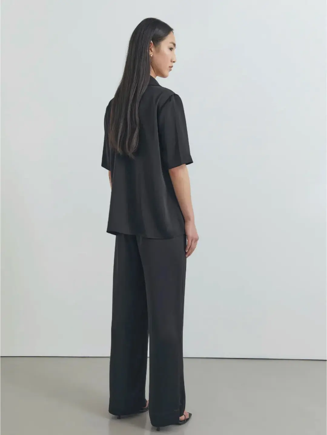 Viktoria & Woods Chorus Shirt and Pilot Pant Set Black Size 8 for rent on The Volte - main image