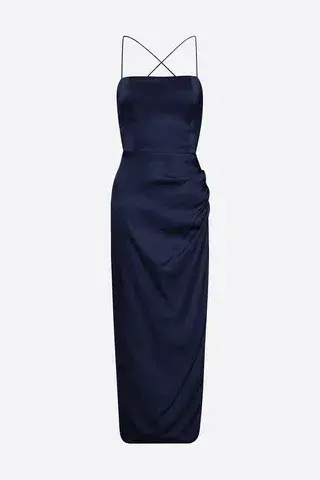 Manning Cartel Miami Heat Backless Dress Navy Size 10 - Image 2