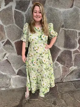 Alemais Astra Midi Dress Floral Size 14 for rent on The Volte - image 1