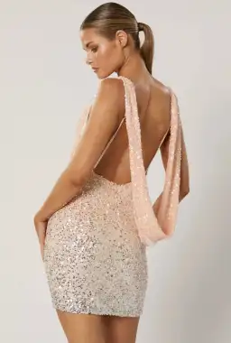 Winona Zaila Short Dress Sequin Size XS / Au 6 for rent on The Volte - image 3