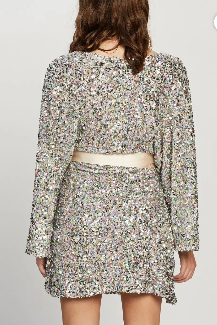 Winona Mingle Long Sleeve Mini Dress Sequin Size XS / Au 6 for rent on The Volte - main image