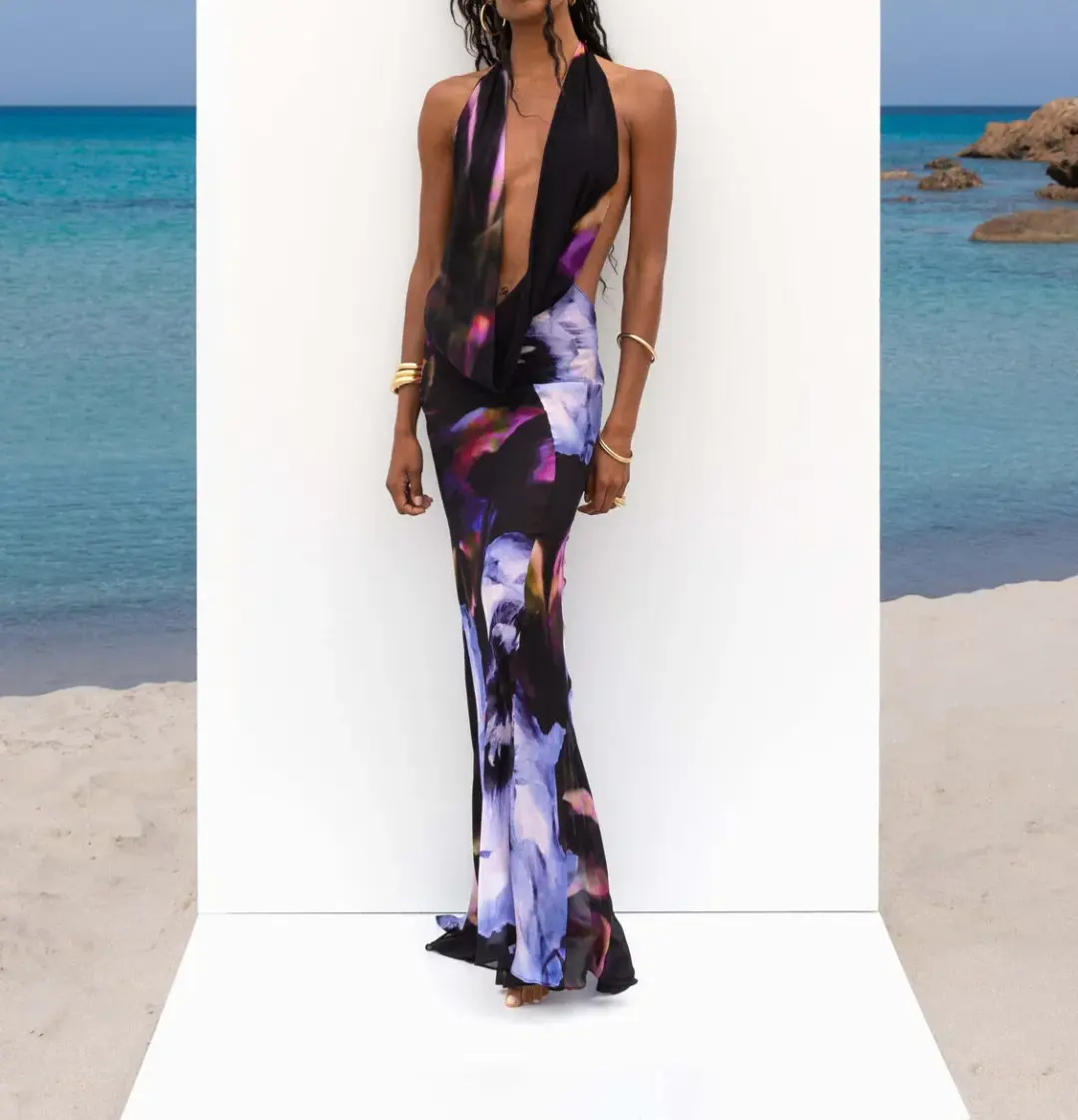 Rat & Boa Antonella Dress Iris Purple Size XS / Au 6 for rent on The Volte - main image