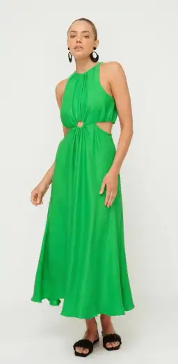 Sheike Gallery Maxi Dress Green Size AU 6 for rent on The Volte - image 1