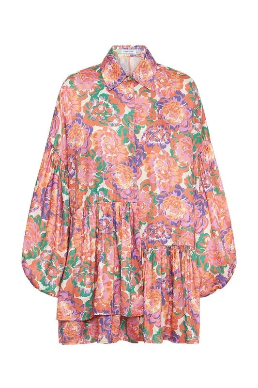 Bohemian Traders Winter Genoa Mini in Peony Floral Size AU 18 for rent on The Volte - main image