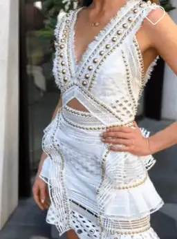 Thurley Titan Dress White Size AU 8 for rent on The Volte - image 2