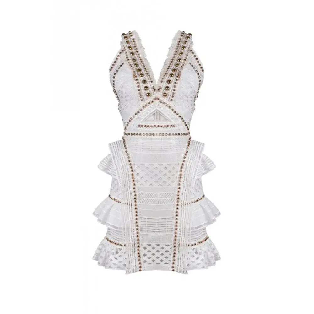 Thurley Titan Dress White Size AU 8 for rent on The Volte - main image