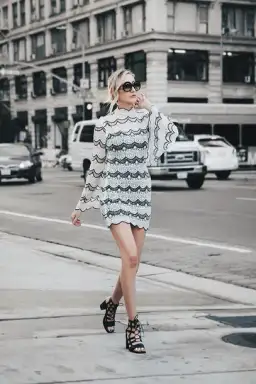 Asilio Dark Tides Dress White/Black Size AU 6 for rent on The Volte - image 1