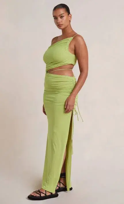 Bec & Bridge Dilkon Maxi Dress Green Size AU 12 for rent on The Volte - main image
