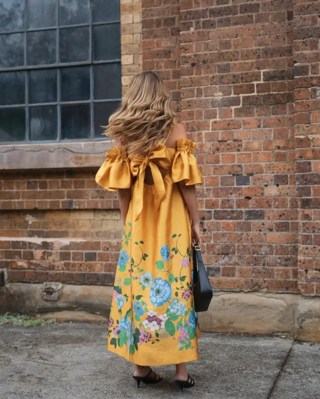 Alemais Dana Midi Dress Marigold Size AU 10 for rent on The Volte - main image