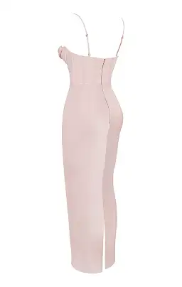 House of CB Charmaine Corset Maxi Dress Blush Pink Size M/AU 10 for rent on The Volte - image 4