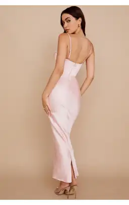 House of CB Charmaine Corset Maxi Dress Blush Pink Size M/AU 10 for rent on The Volte - image 3