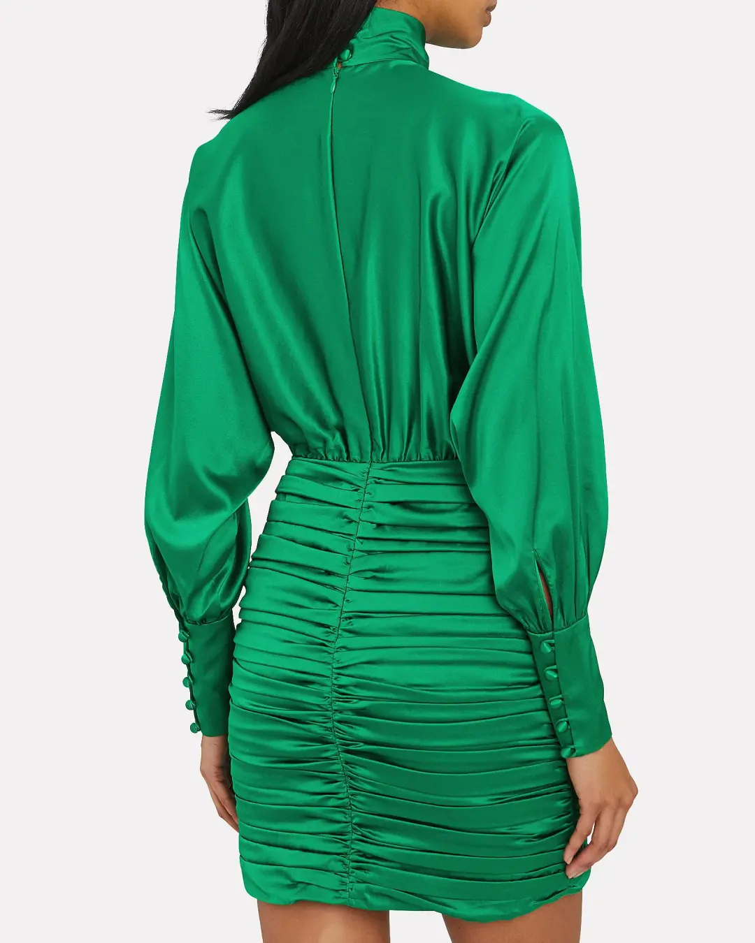 Retrofete Barbara Dress in Emerald Green Size M/AU 10 for rent on The Volte - main image
