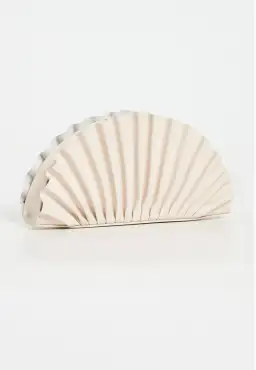 Cult Gaia Nala Mini Clutch Off White for rent on The Volte - image 3