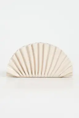 Cult Gaia Nala Mini Clutch Off White for rent on The Volte - image 1