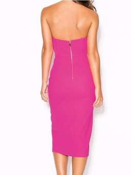 Sheike Sweetheart Strapless Dress Fuschia Size 10 for rent on The Volte - image 2