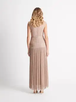Sheike Eternity Maxi Gown Dress Nude Blush Size 10 for rent on The Volte - image 3