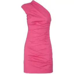 Camilla and Marc Low Rider One Shoulder Mini Dress Pink Size 10 for rent on The Volte - image 4