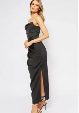 Bianca & Bridgett Evelyn Dress Black Size 8 for rent on The Volte - image 4