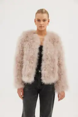 Bubish Luxe Scarlett Jacket Blush Size 8 for rent on The Volte - image 3