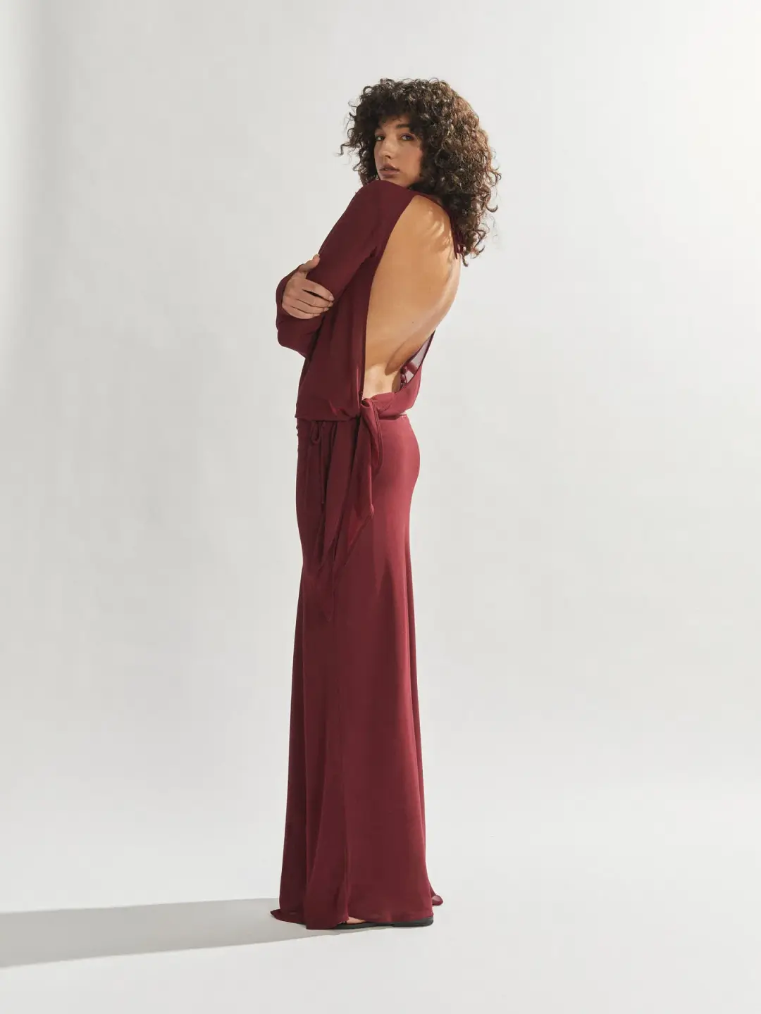 One Mile Maxine Set Burgundy Size 10 for rent on The Volte - main image