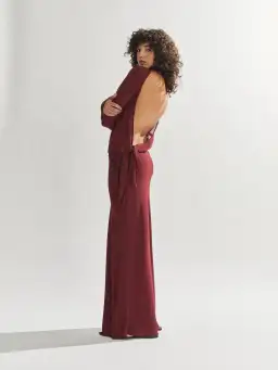One Mile Maxine Set Burgundy Size 10 for rent on The Volte - image 3