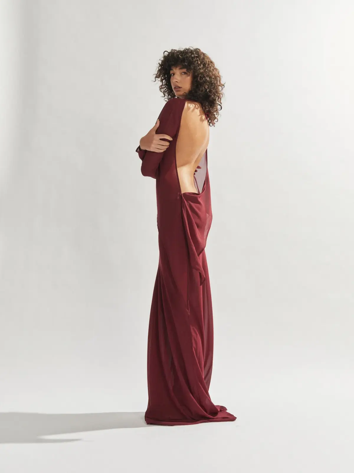One Mile Maxine Set Burgundy Size 10 - Image 4