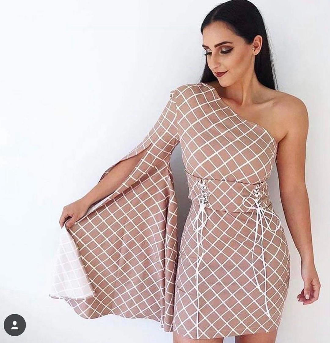 Eliya the Label Peyton Dress Brown Size 8 for rent on The Volte - main image