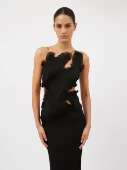 Christopher Esber Carina Interlinked Dress Black Size AU 12 for rent on The Volte - image 2