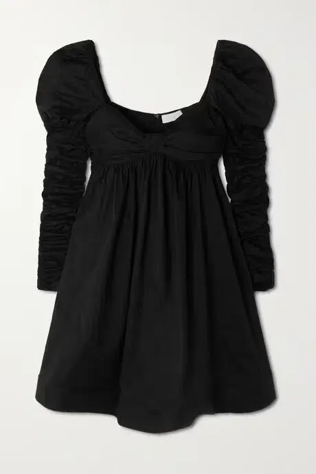 Zimmermann Violet Twist-front Dress Black Size 0 / AU 8 for rent on The Volte - main image