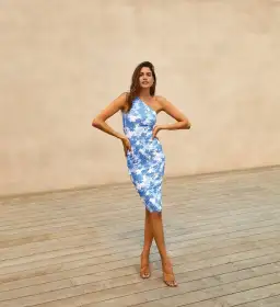 Kookai Tisdale Midi Dress Blue Size AU 6 for rent on The Volte - image 1