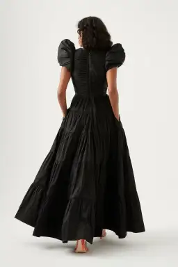 Aje Statuesque Tiered Gown Black Size AU 6 for rent on The Volte - image 3