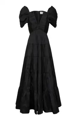 Aje Statuesque Tiered Gown Black Size AU 6 for rent on The Volte - image 4
