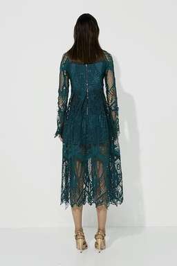 Mossman ties that bind dress Green size 6