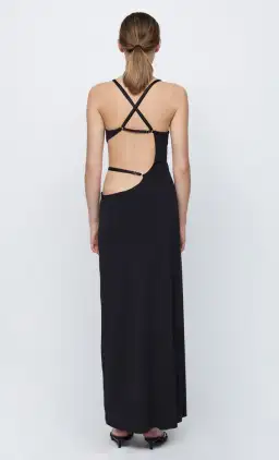 Bec & Bridge Zadie Wrap Maxi Dress Black Size 8 for rent on The Volte - image 2