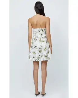 Bec & Bridge Giselle Strapless Mini Dress Ivory Floral Size AU 6 for rent on The Volte - image 3
