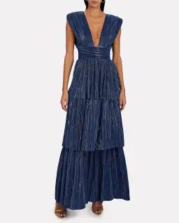Sabina Musayev Judith Dress in Blue Size S / AU 8