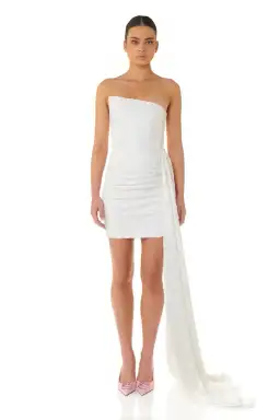 Eliya the Label Kamilla Dress White Sequin Size XL/Au 14 for rent on The Volte - image 1