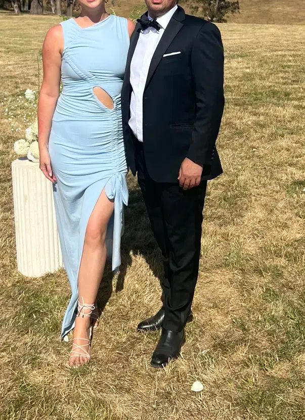 TOJHA Lita Dress in Powder Blue Size 12 for rent on The Volte - main image