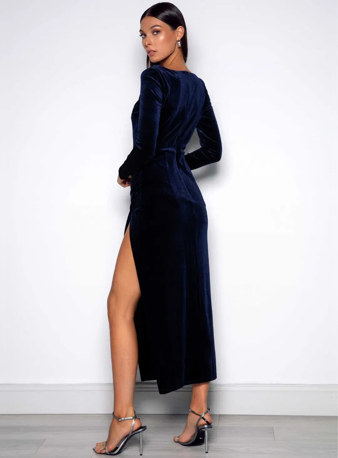 Elle Zeitoune Corrine Dress Navy Size 14 for rent on The Volte - main image